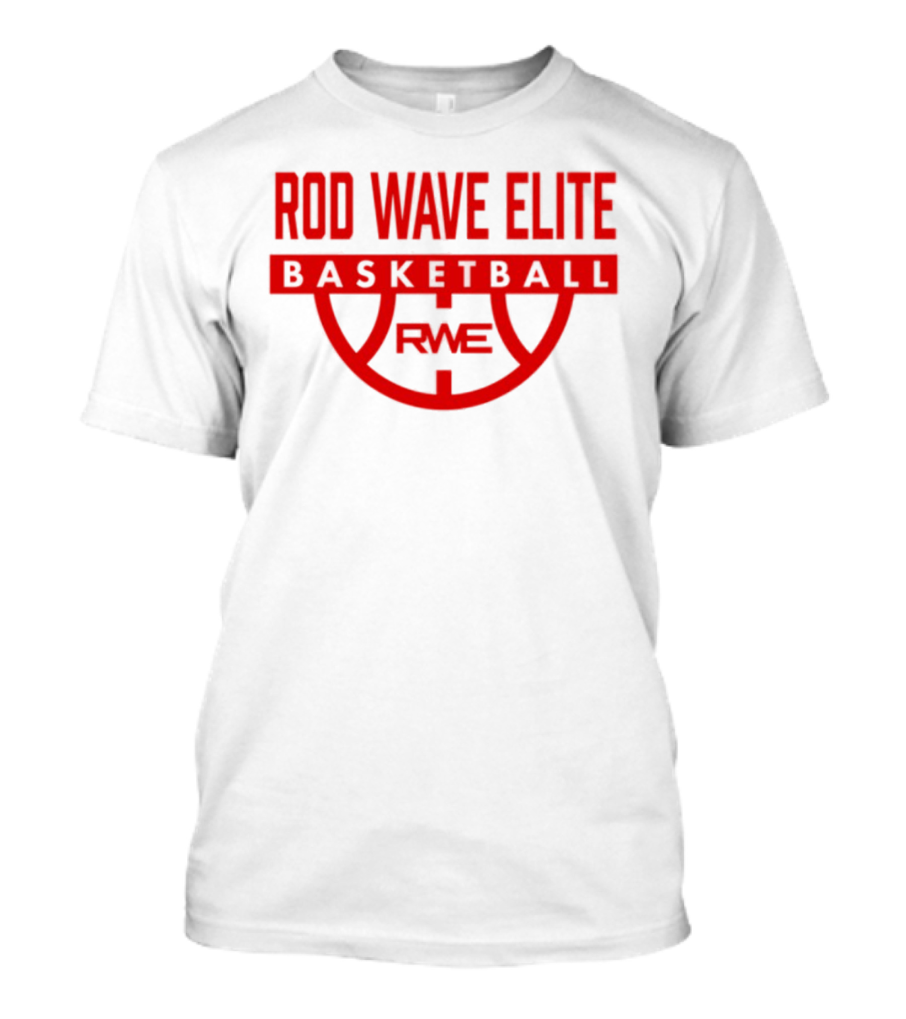Rod Wave Elite Basketball RWE Performance White T-Shirt