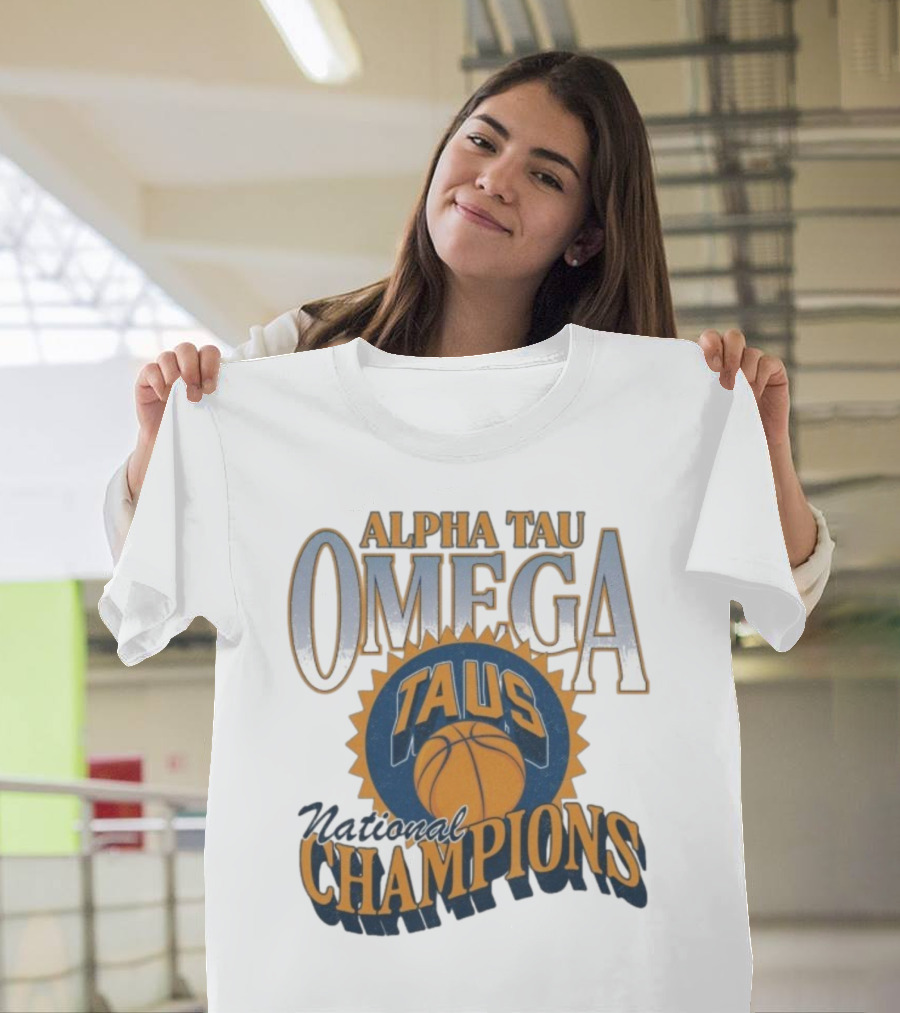 Alpha Tau Omega TAUS National Champions Basketball T-Shirt