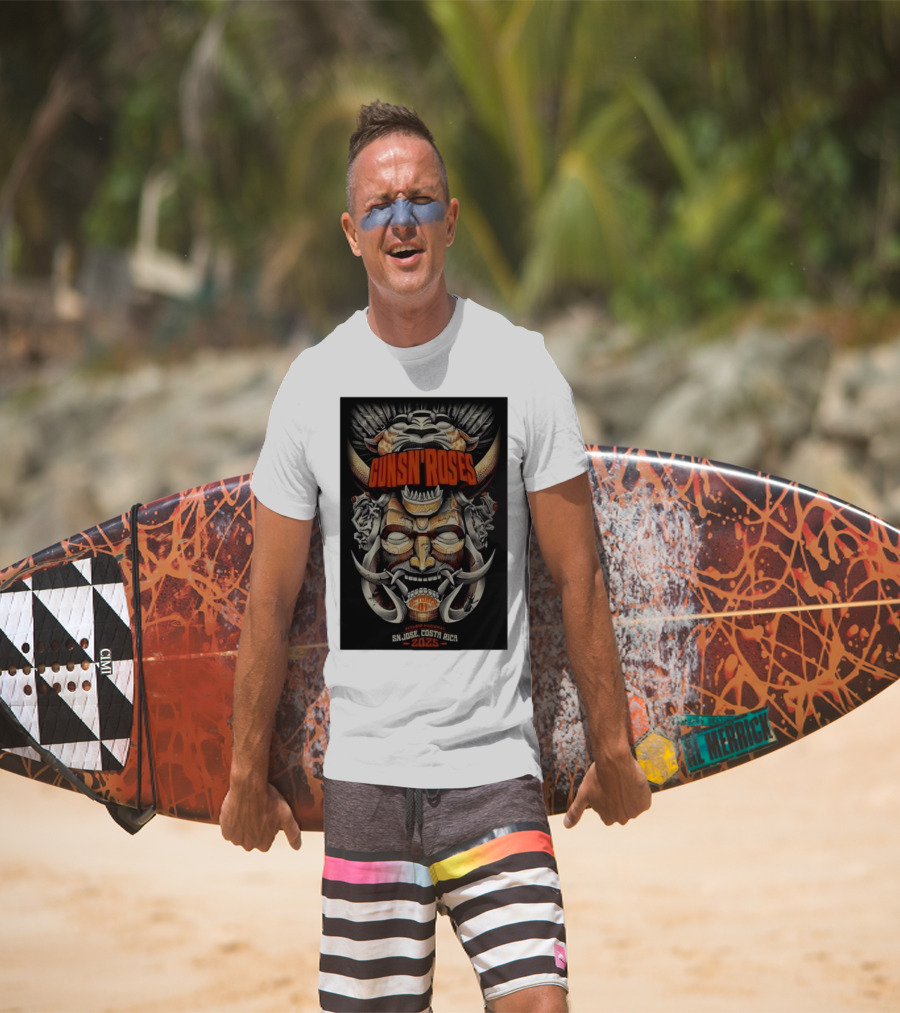 Guns N Roses Estadio Nacional San José Costa Rica 2025 T-Shirt