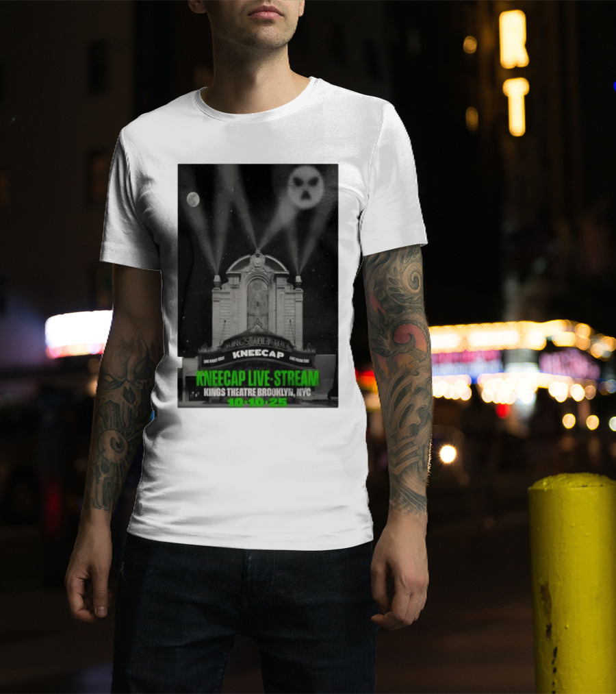 Kings Theatre Kneecap Live Stream Brooklyn NYC 10.10.25 T-Shirt
