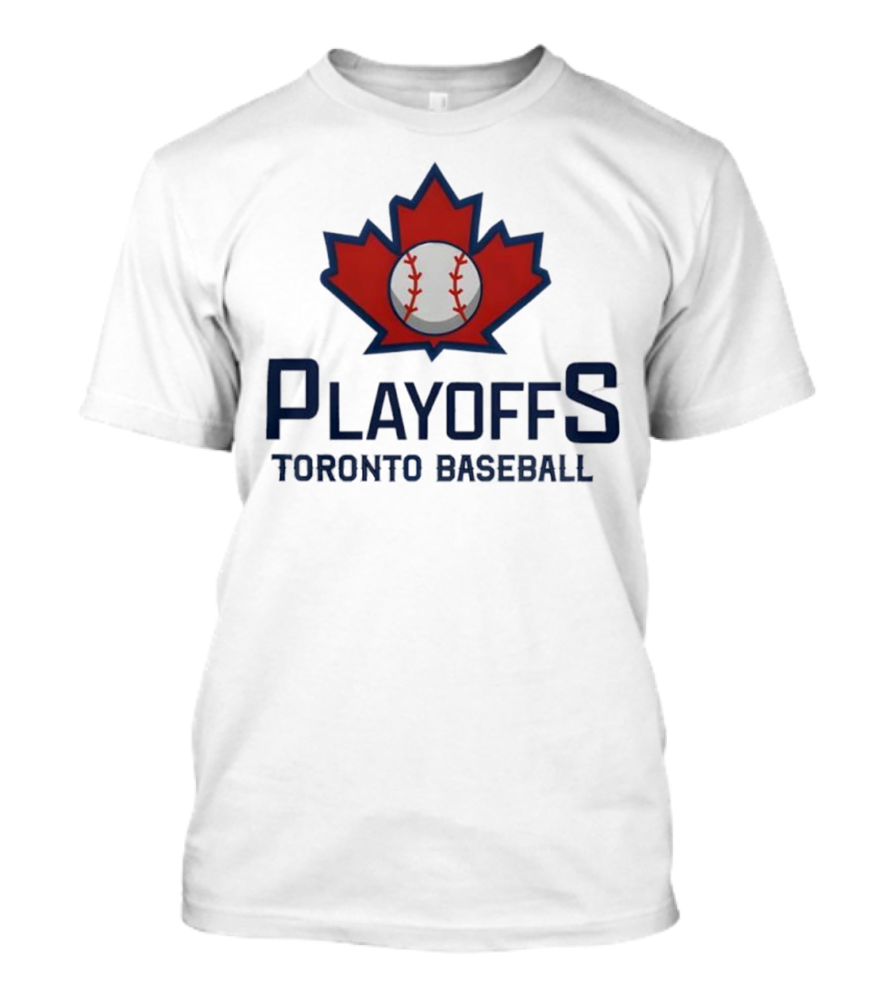 Toronto Baseball Playoffs Maple Leaf Icon T-Shirt