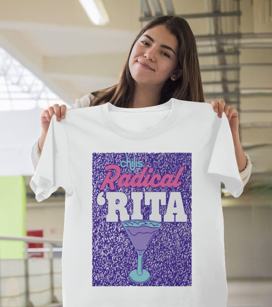 Chili's Radical Rita Retro Cocktail Margarita Vibes T-Shirt