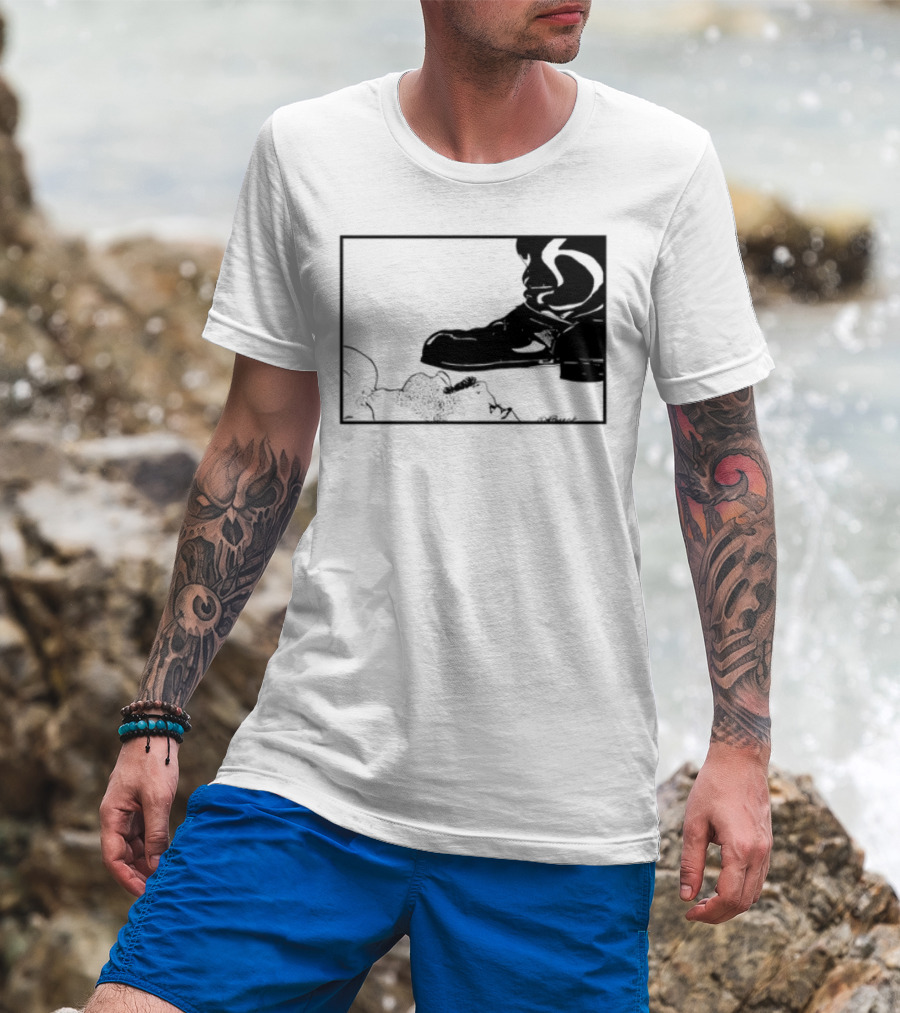 Gay Leather Boot LGBTQ Boseck Bondage Pride T-Shirt