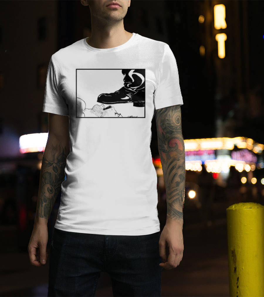 Gay Leather Boot LGBTQ Boseck Bondage Pride T-Shirt