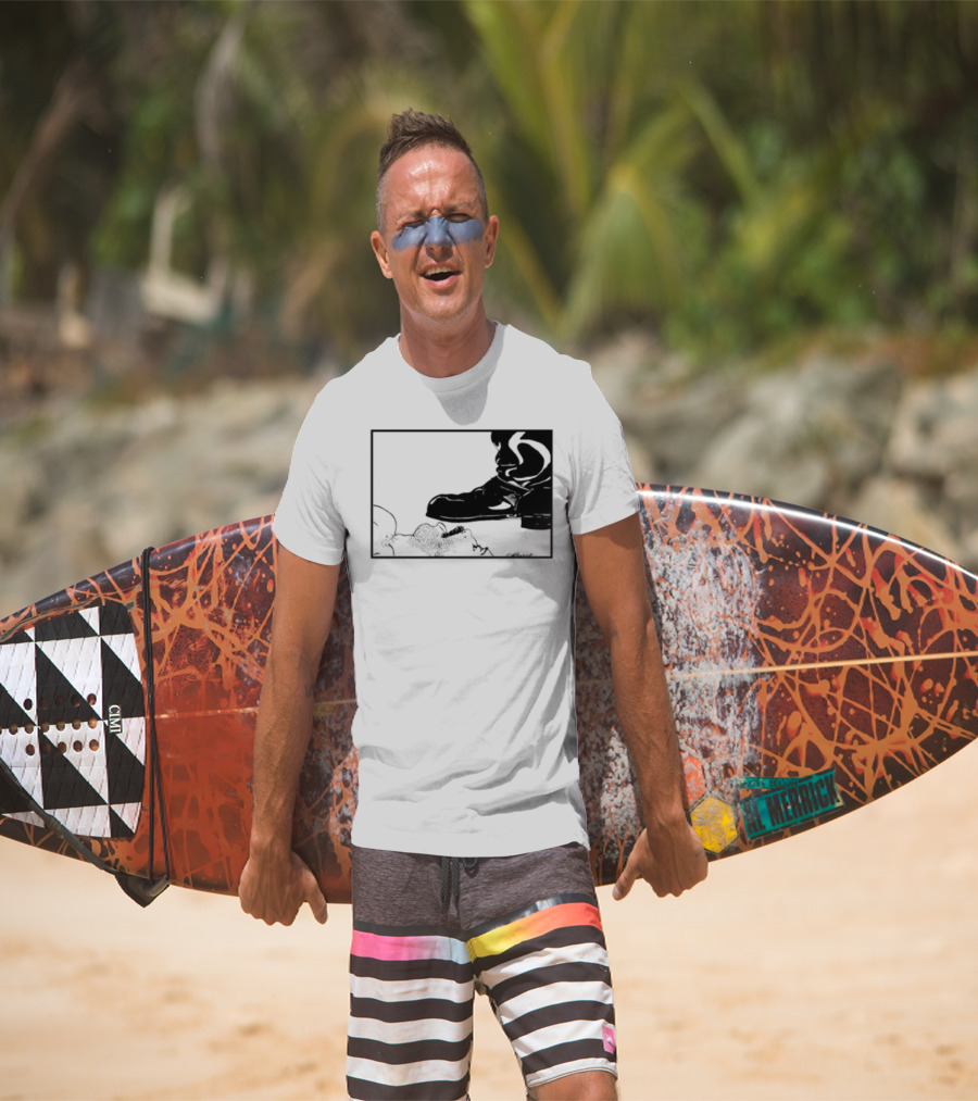 Gay Leather Boot LGBTQ Boseck Bondage Pride T-Shirt