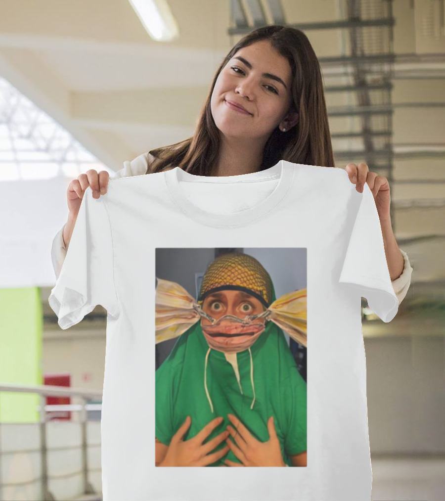 Homesweethome Catfish Mask Costume Creative Look T-Shirt