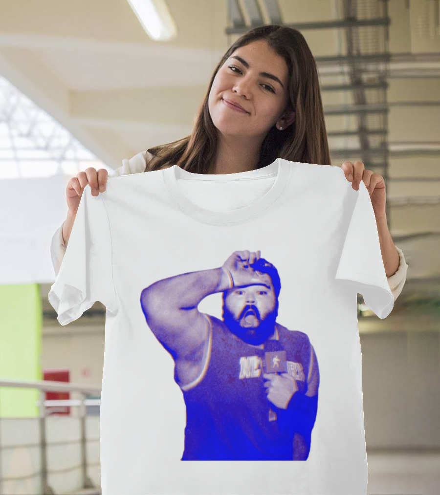 Karltowns Wearing Jason Dantona NYC Basketball Theme Blue Tone T-Shirt