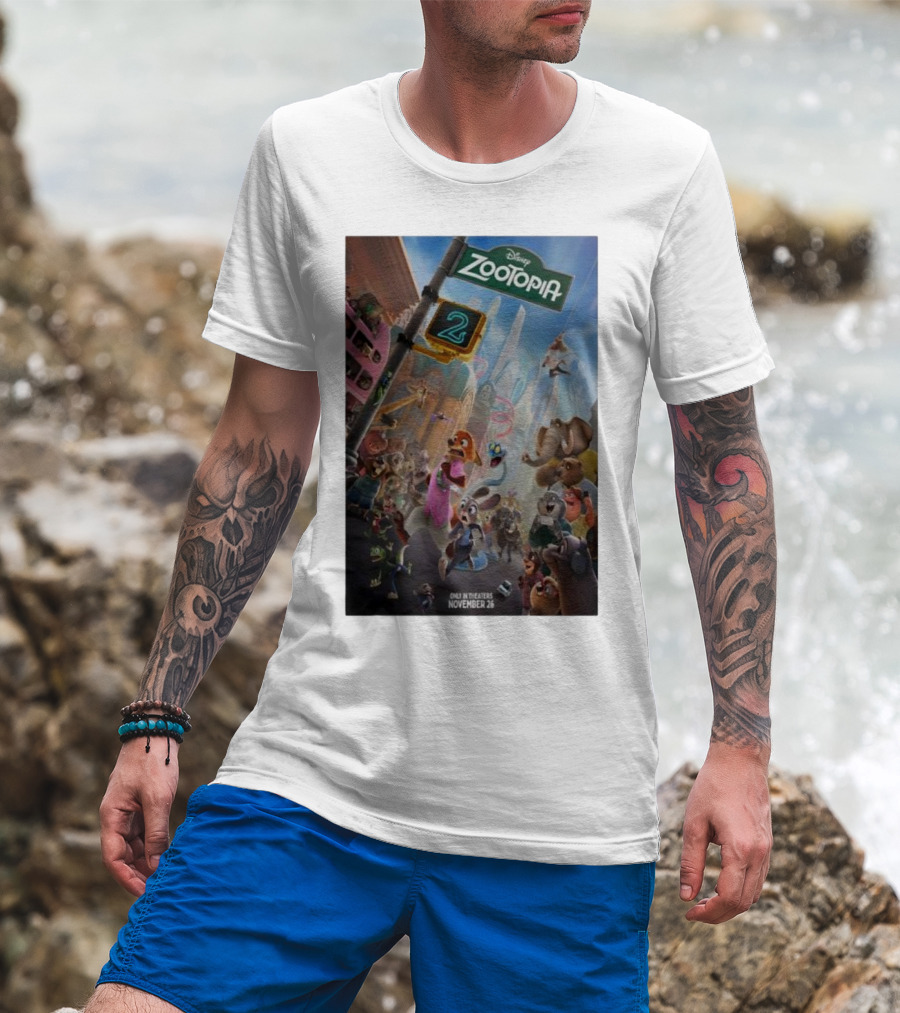 Disney Zootopia 2 Movie November 26 Only In Theaters T-Shirt