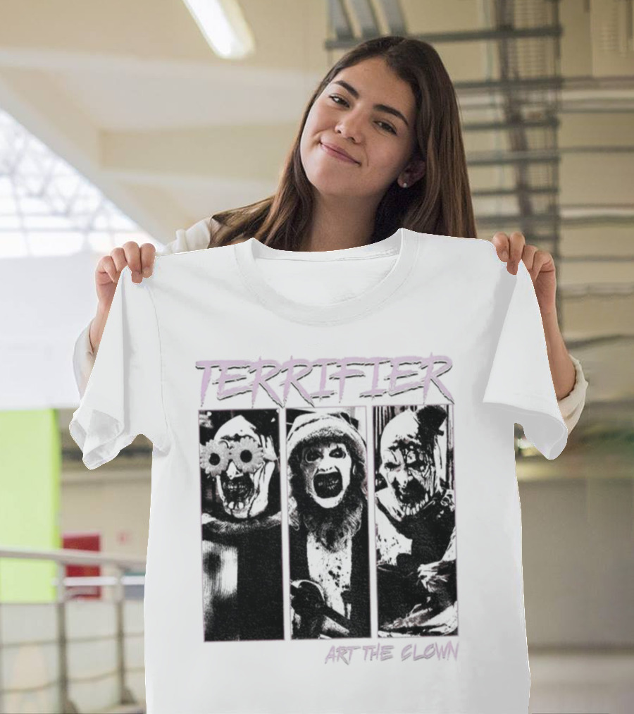 Terrifier Art The Clown Horror Halloween Spooky Clown T-Shirt