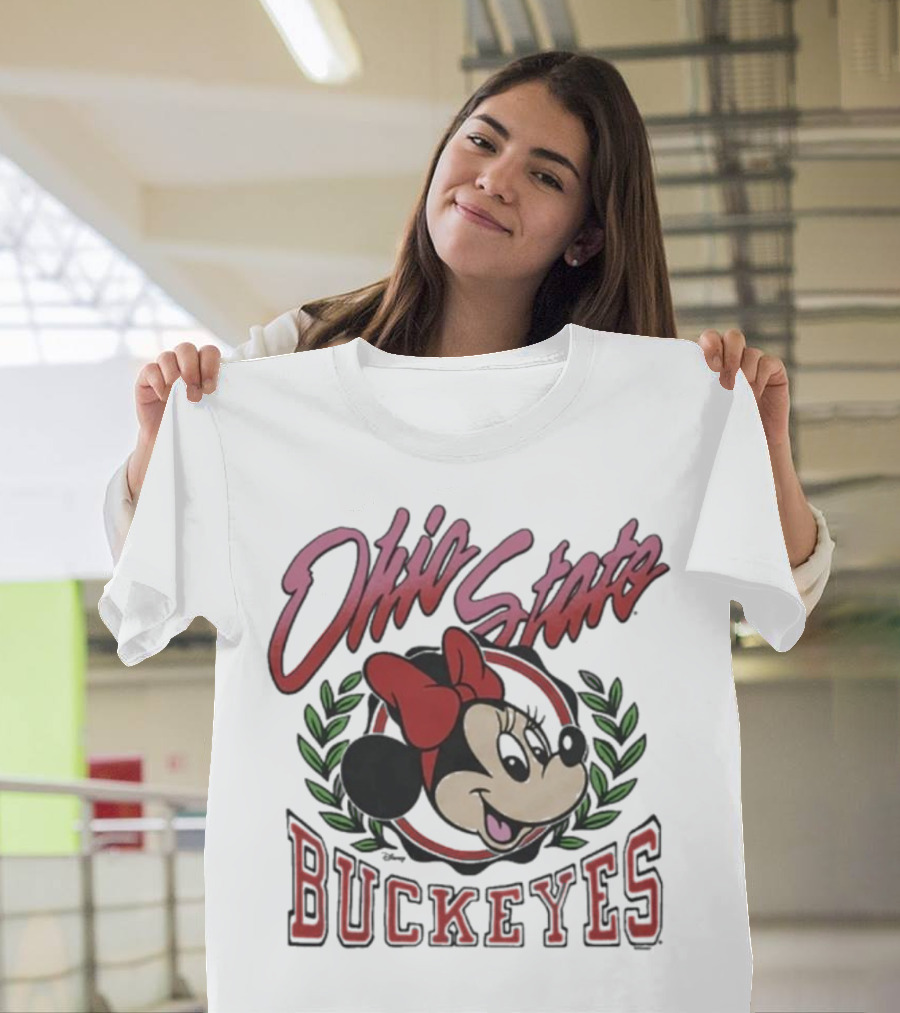 Ohio State Buckeyes Minnie Mouse Disney Collab T-Shirt