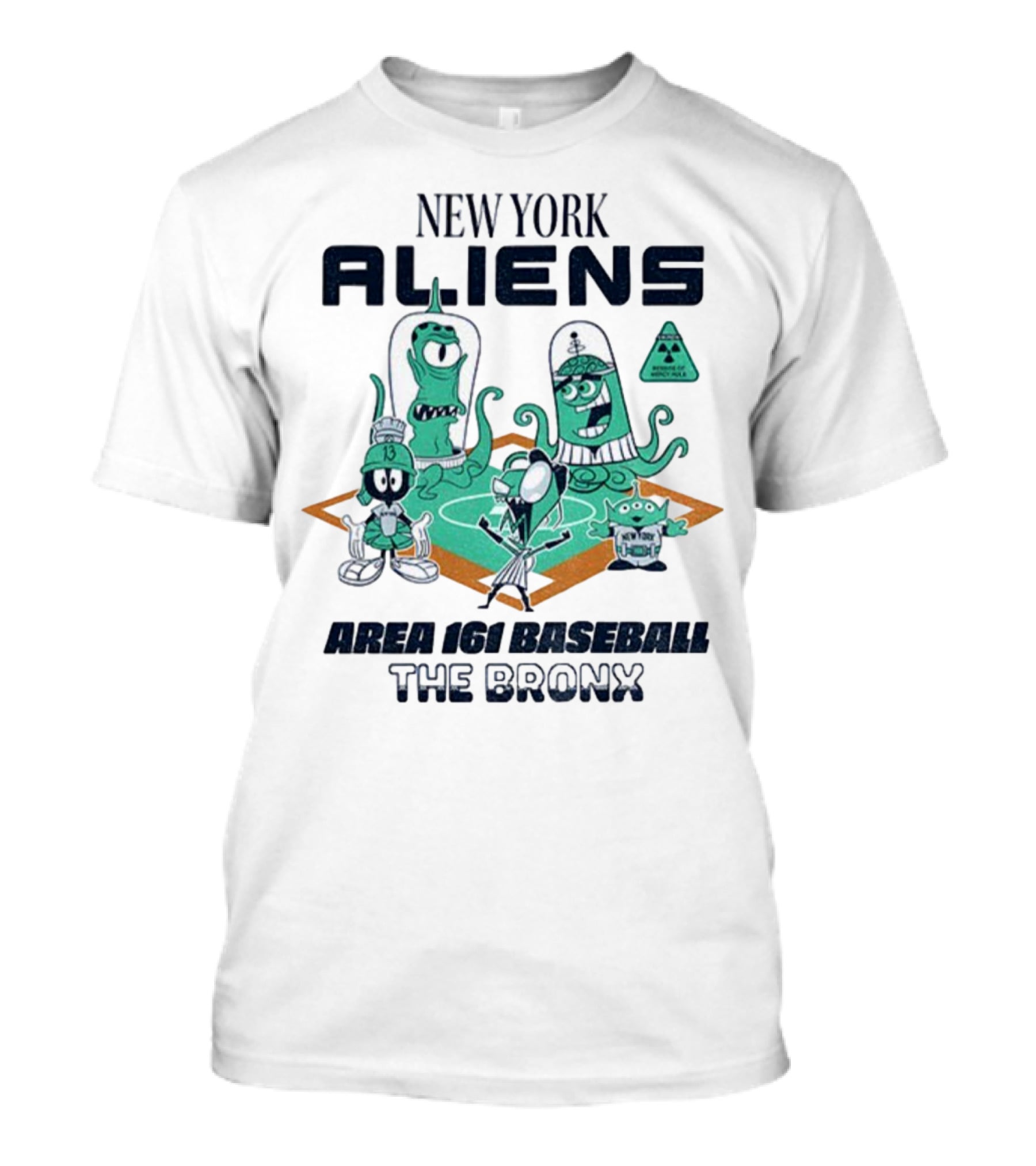 New York Aliens Area 161 Baseball The Bronx T-Shirt