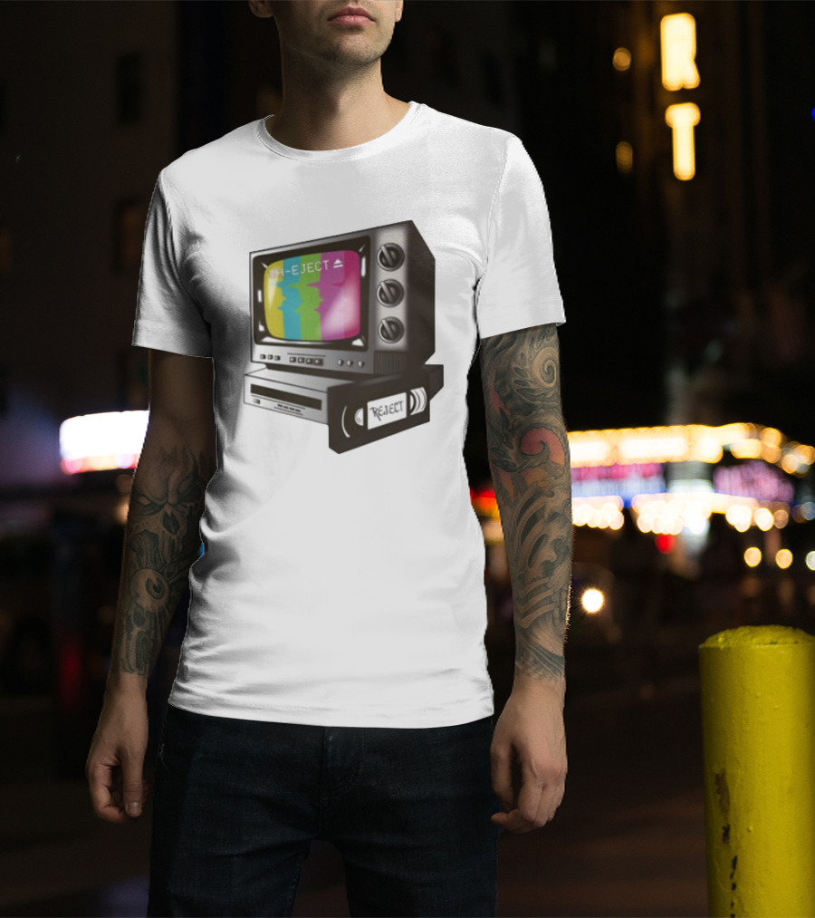 Sh-Eject Retro TV VHS Eject Design T-Shirt