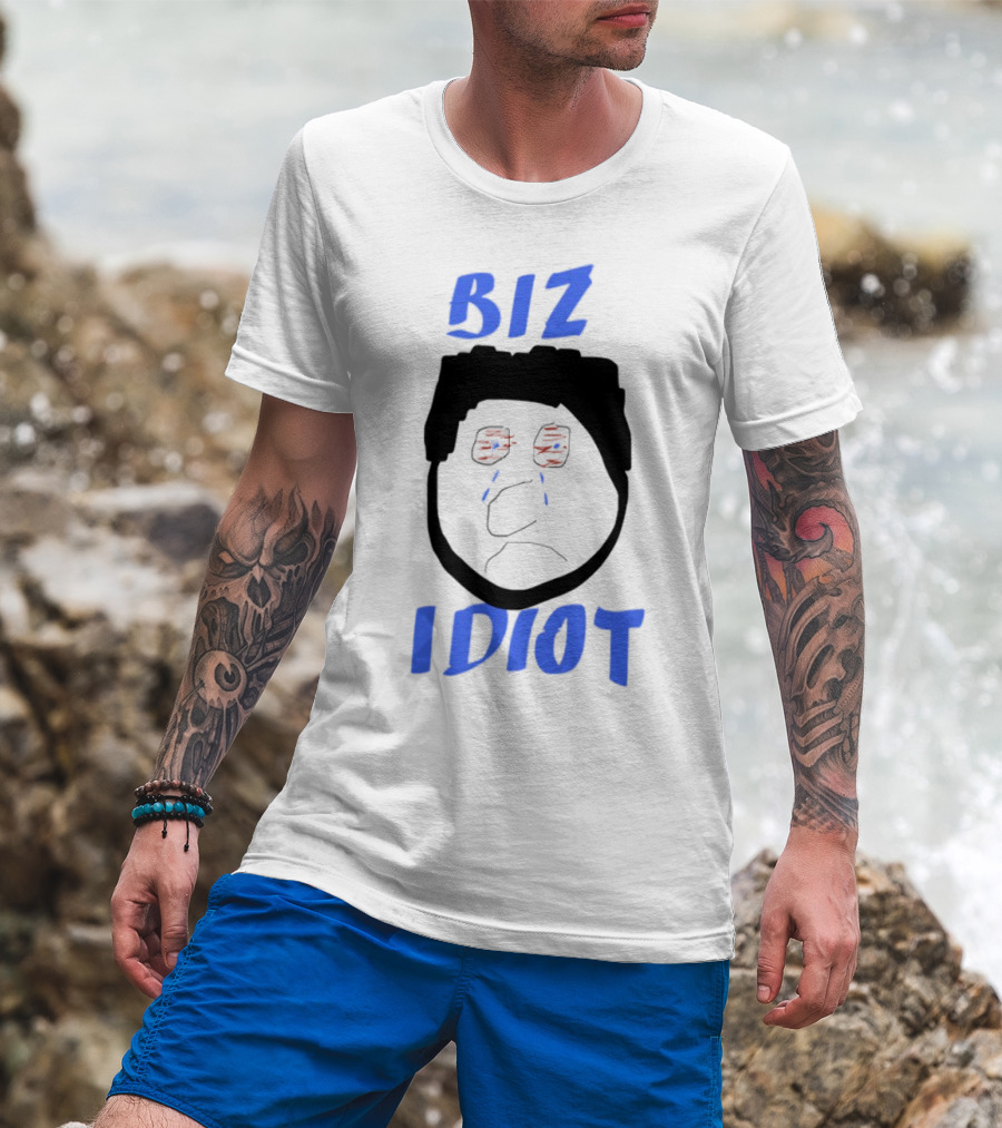 Biz Idiot Meme Renaissance Style Tears T-Shirt