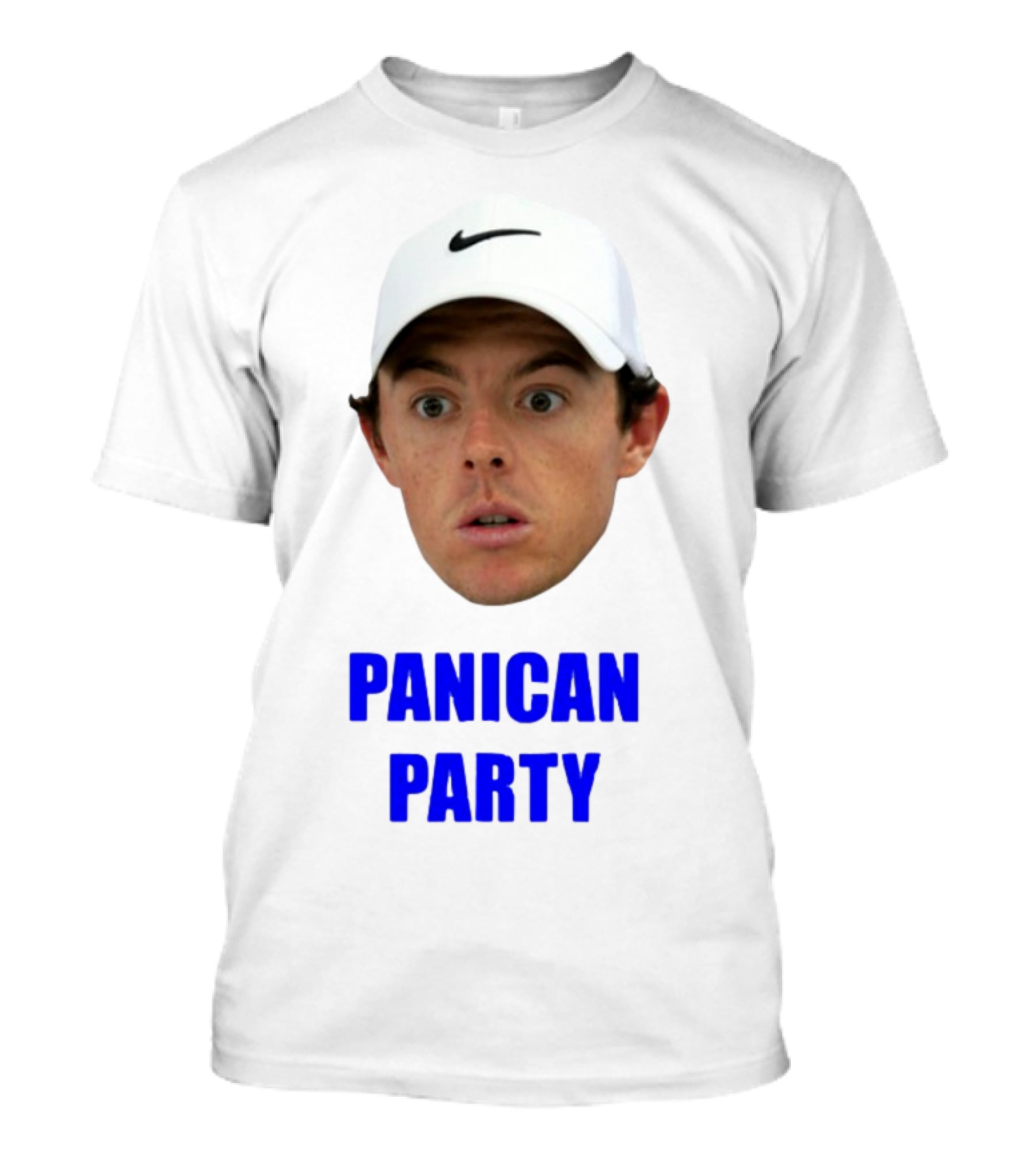 Panican Party Funny Golf Cap Expression T-Shirt