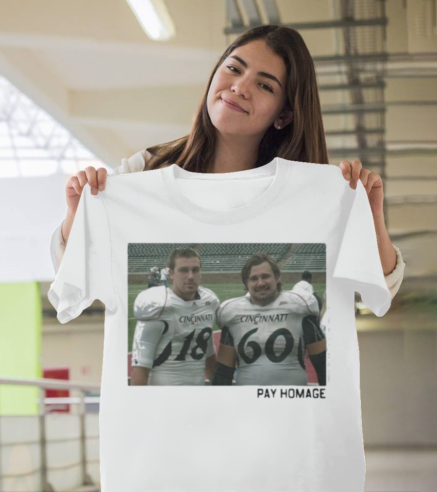 Cincinnati Bearcats Kelce Brothers Football Team Vintage Tribute T-Shirt