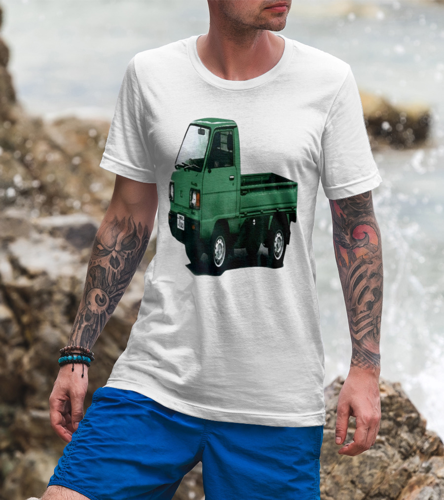 Henry Johnson Truck Green Retro Kei Mini Truck Classic Vintage Vehicle Japan T-Shirt