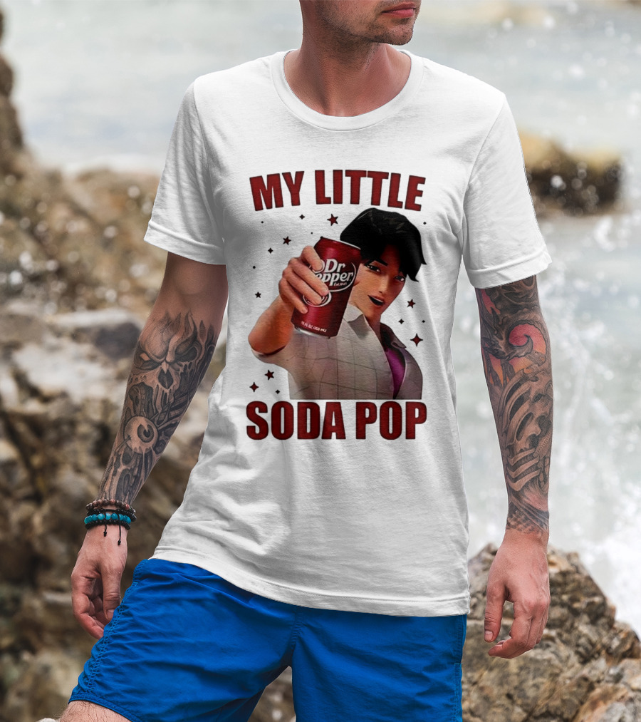 My Little Soda Pop Dr. Pepper Anime Character T-Shirt