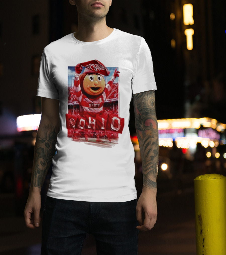 Ohio State Buckeyes Brutus Mascot At Ohio Stadium Event T-Shirt