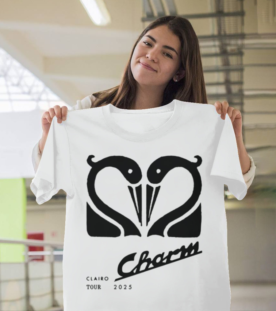 Charm Swan Europe Tour 23 Concert Aesthetic Retro Swans T-Shirt