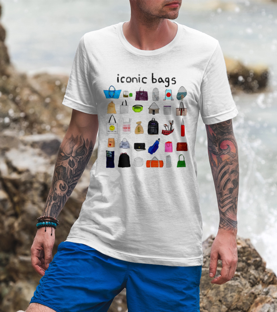 Iconic Bags Featuring Famous And Recognizable Designs And Symbols T-Shirt