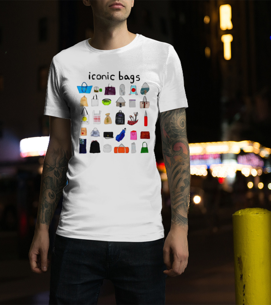 Iconic Bags Featuring Famous And Recognizable Designs And Symbols T-Shirt