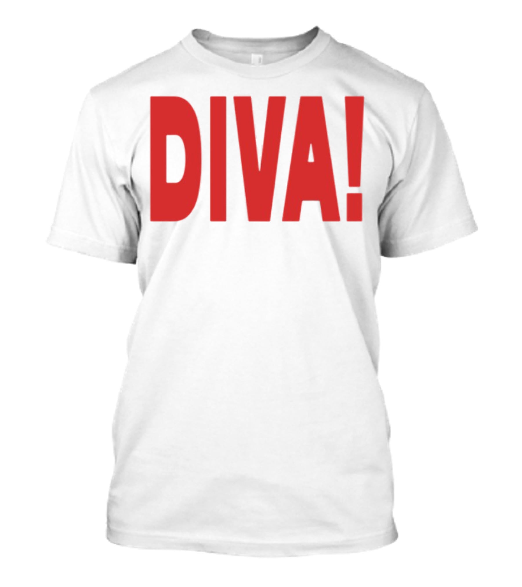 Role Model Diva DIVA! Red Lettering T-Shirt