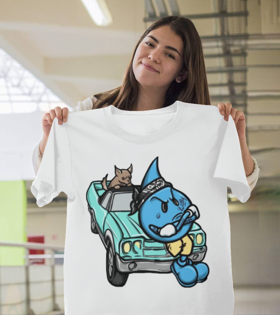 Wet Willy Homies Bandana Lowrider Vintage Car Cartoon T-Shirt