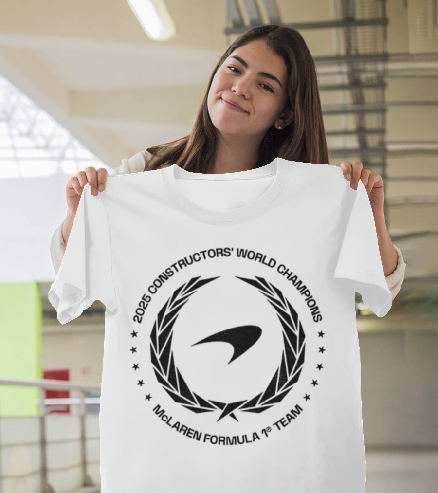 McLaren Racing Formula 1 2025 World Constructors Champions T-Shirt