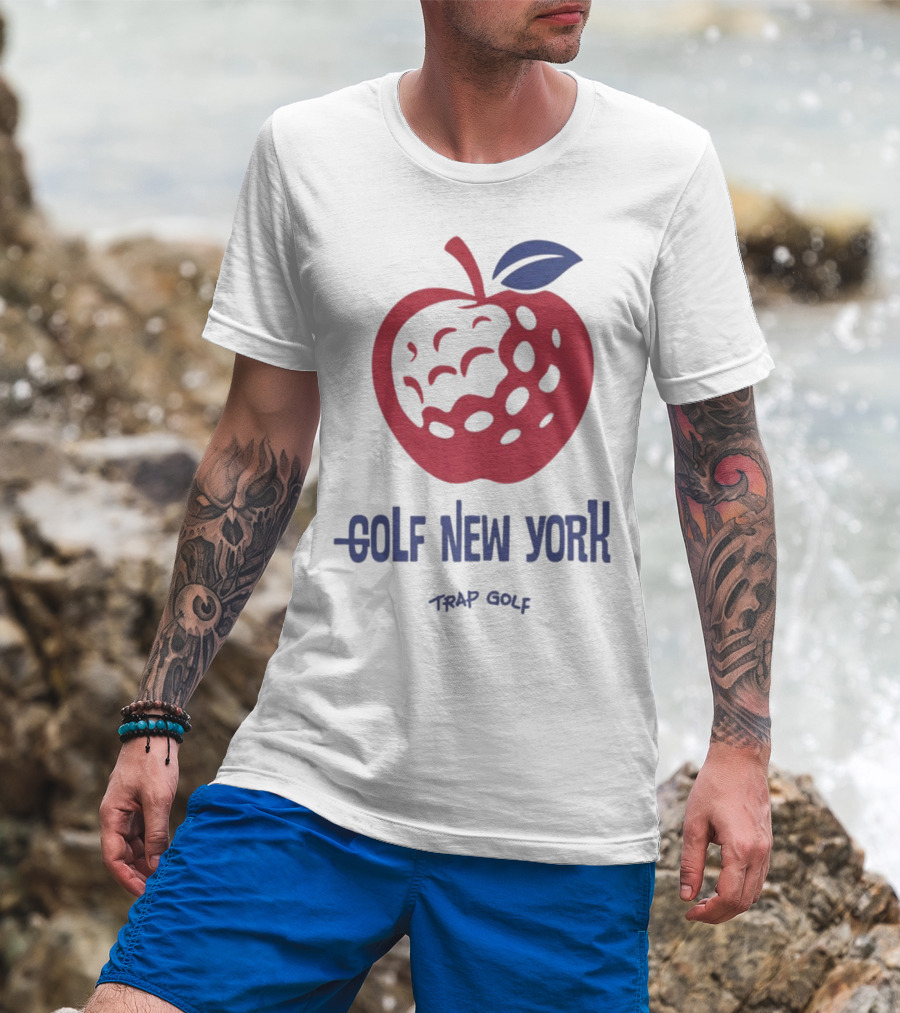 Trap Golf Apple Golf New York T-Shirt