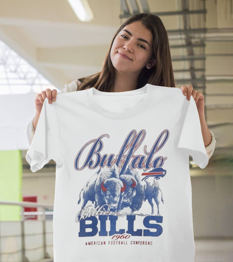 Buffalo Bills 1960 Believer American Football Conference T-Shirt
