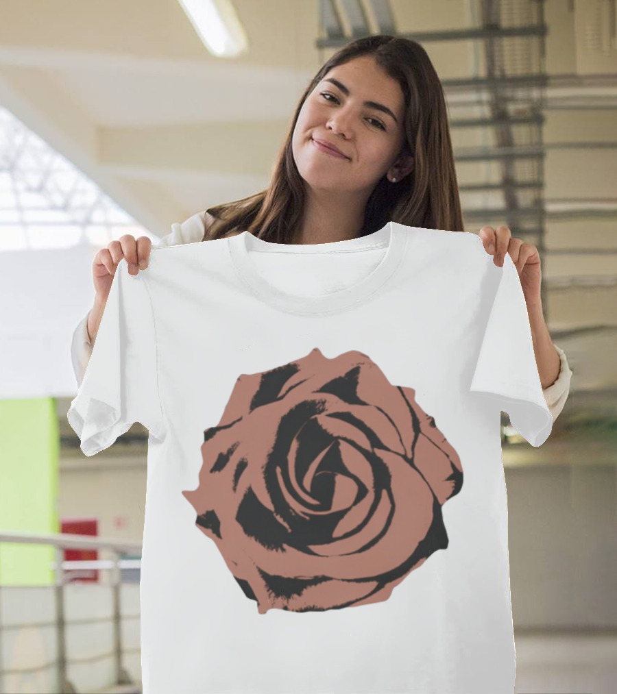 A Flair For The Dramatic Rose Black And Pink Graphic T-Shirt