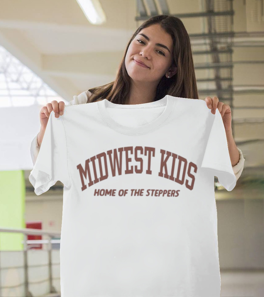 Midwest Kids Home Of The Steppers Trendy Streetwear Style T-Shirt