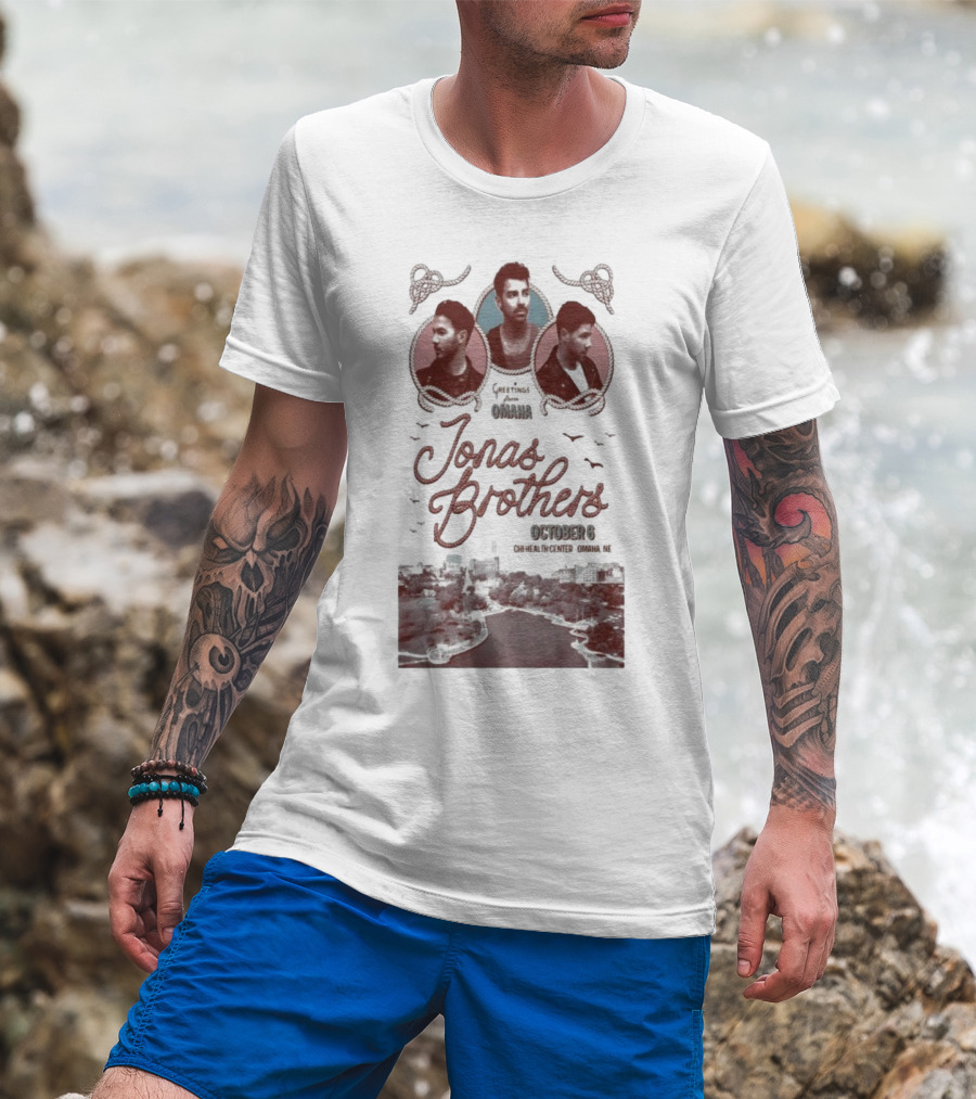 Jonas Brothers October 6 Chi Health Center Omaha NE Event T-Shirt