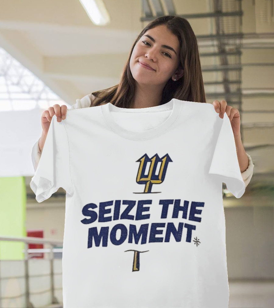 Seattle Mariners Trident Seize The Moment T-Shirt