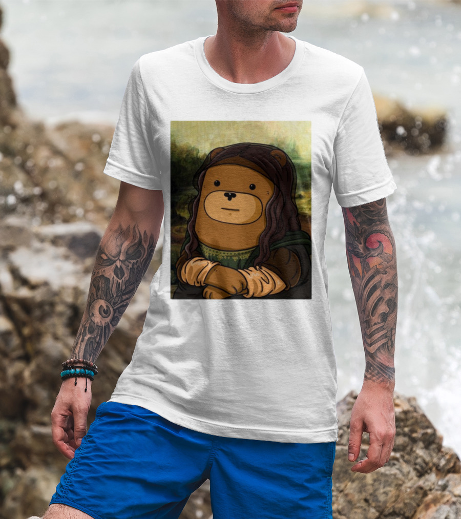 Figen.Eth Boi The Bear Mona Lisa Parody T-Shirt