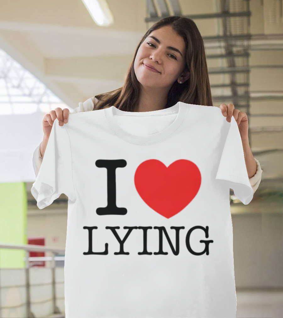 Premi Sterlin I Heart Lying Bold Statement T-Shirt