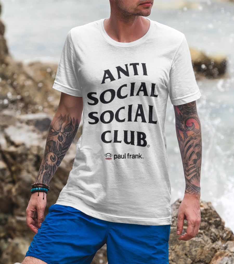 Anti Social Social Club Paul Frank Collaboration T-Shirt