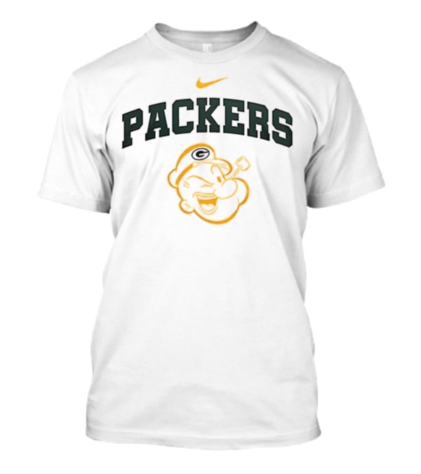 Green Bay Packers Nike Popeye I Yam What I Yam T-Shirt