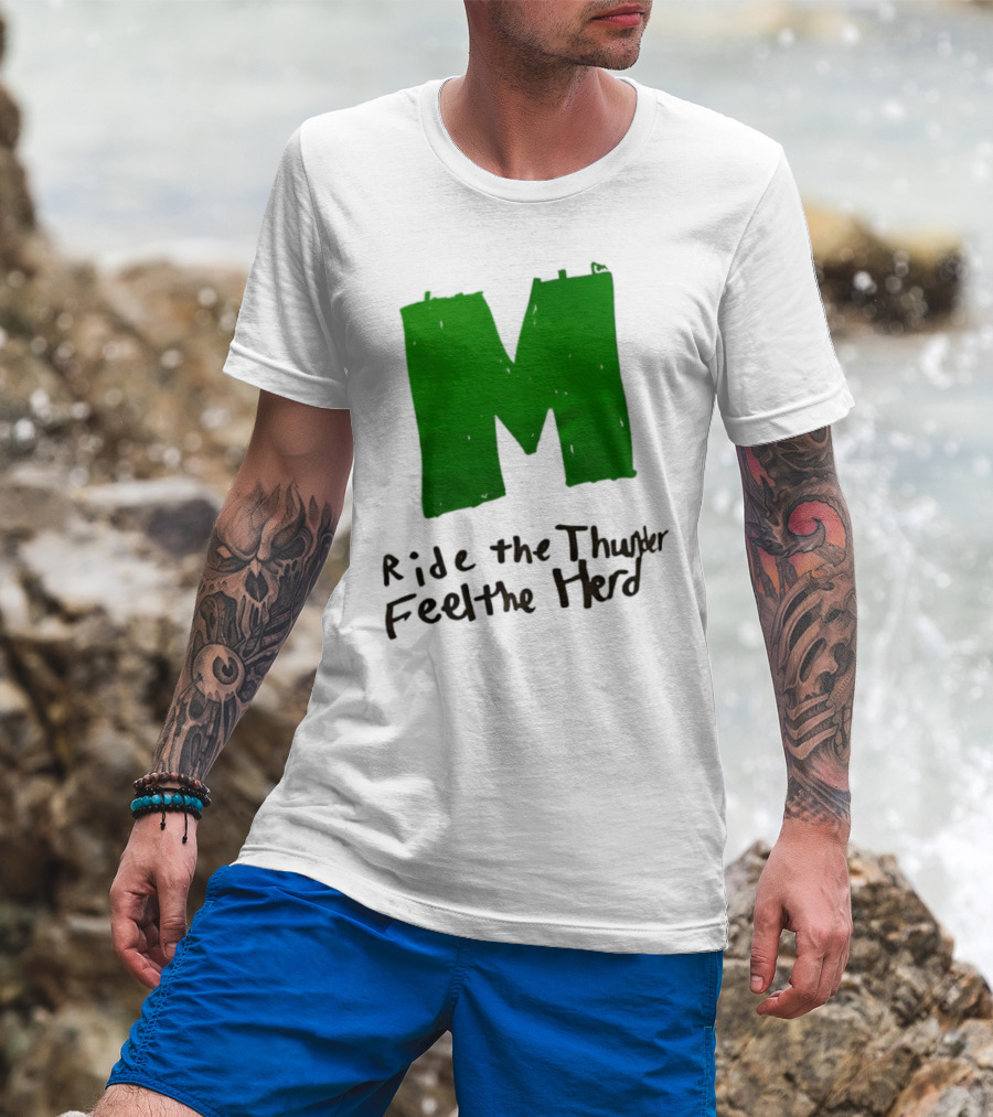 Moorpark Musketeers Ride The Thunder Feel The Herd T-Shirt