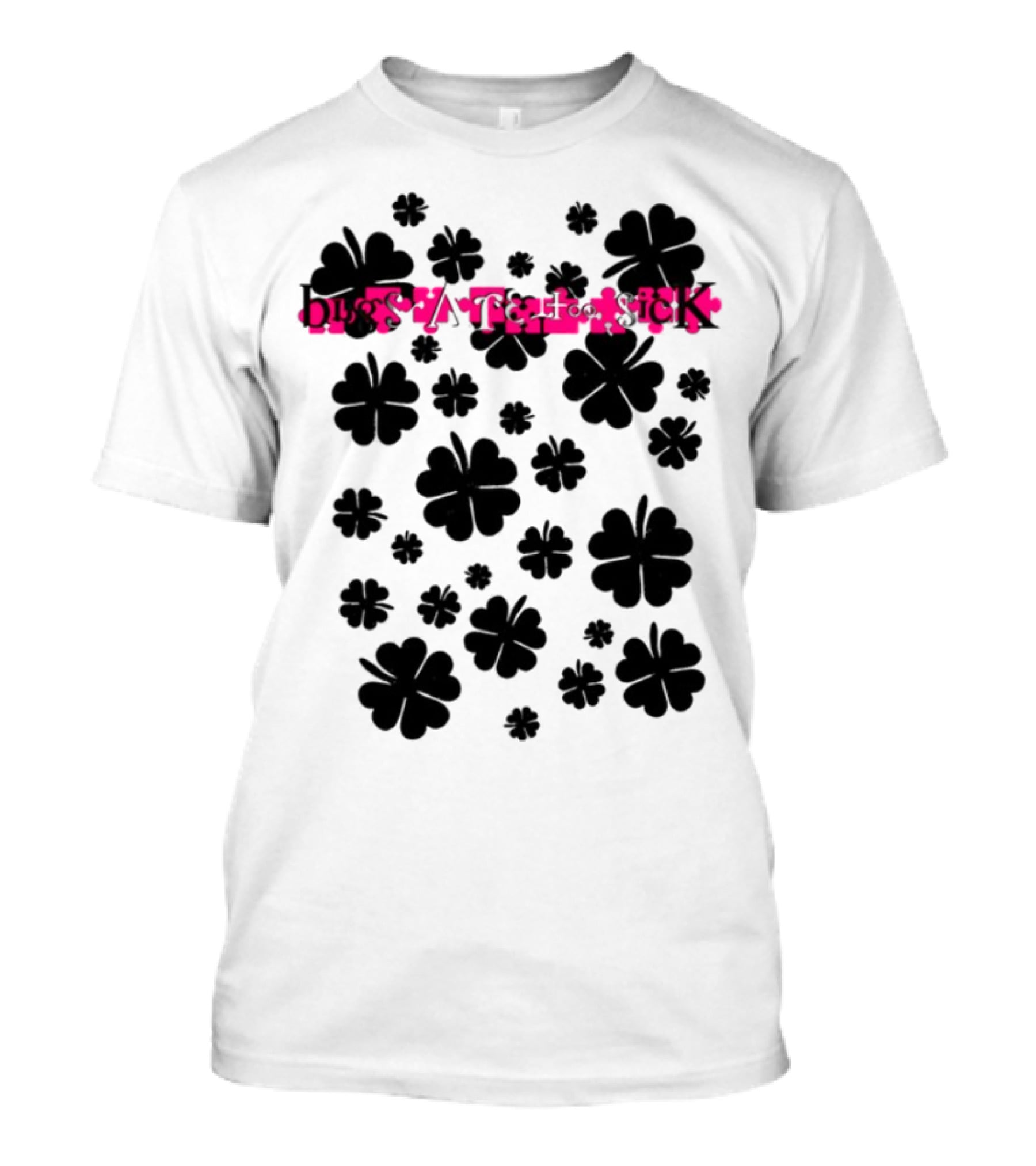 Bugs Are Too Sick Clover Lucky Pattern T-Shirt