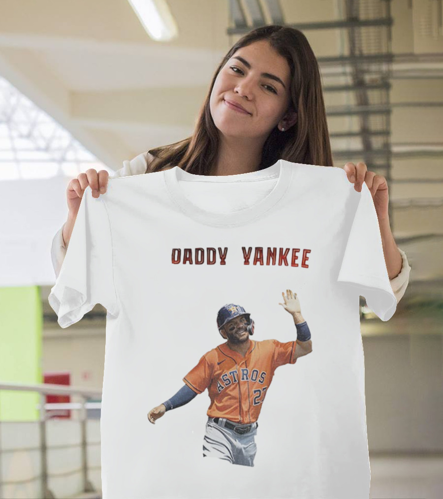 Daddy Yankee Jose Altuve Houston Astros Baseball Star T-Shirt