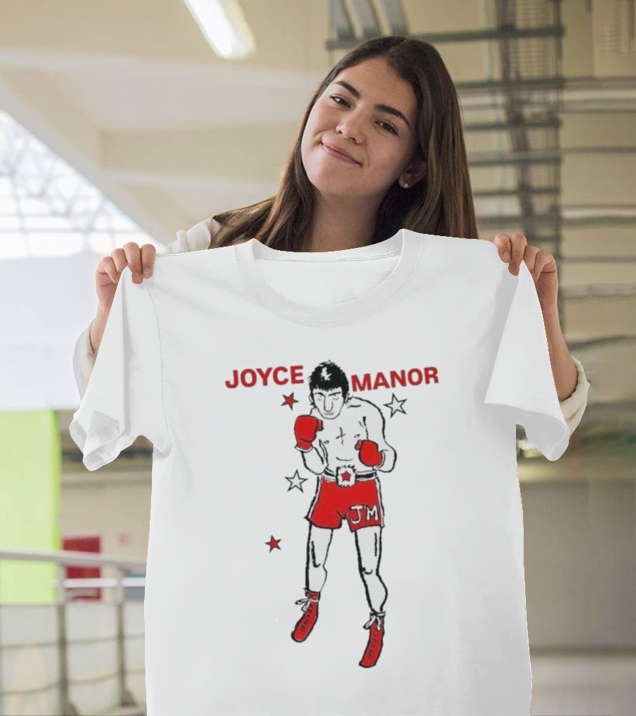 Joyce Manor JM Boxer With Red Gloves And Stars T-Shirt