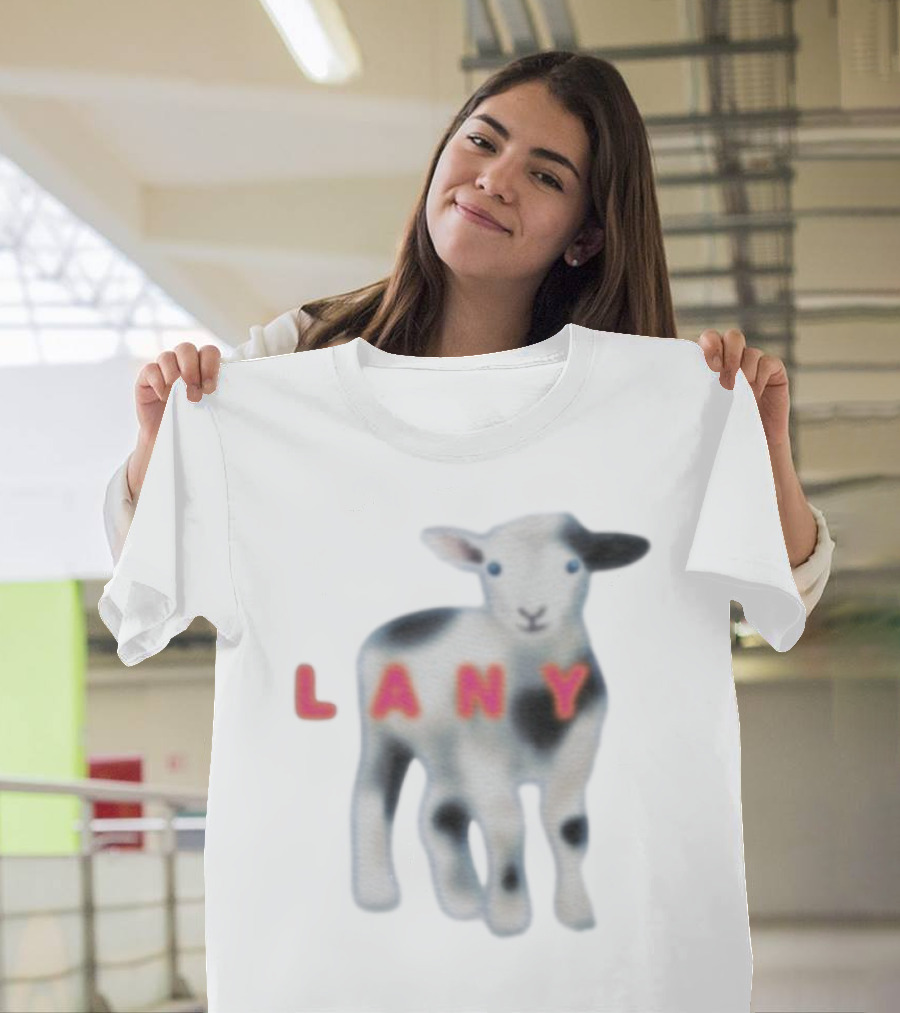 Lany Lamb Cute Animal Design T-Shirt