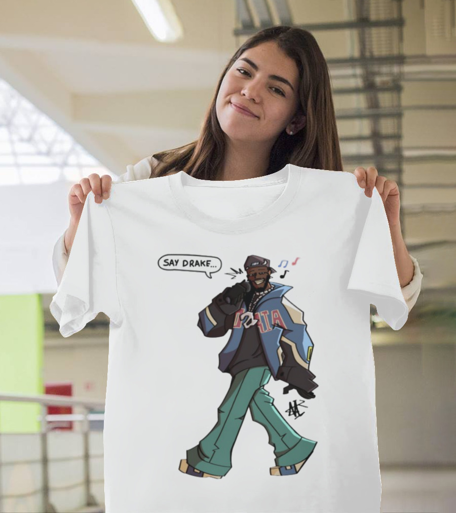 Windandsea Kendrick Lamar Say Drake Illustration T-Shirt