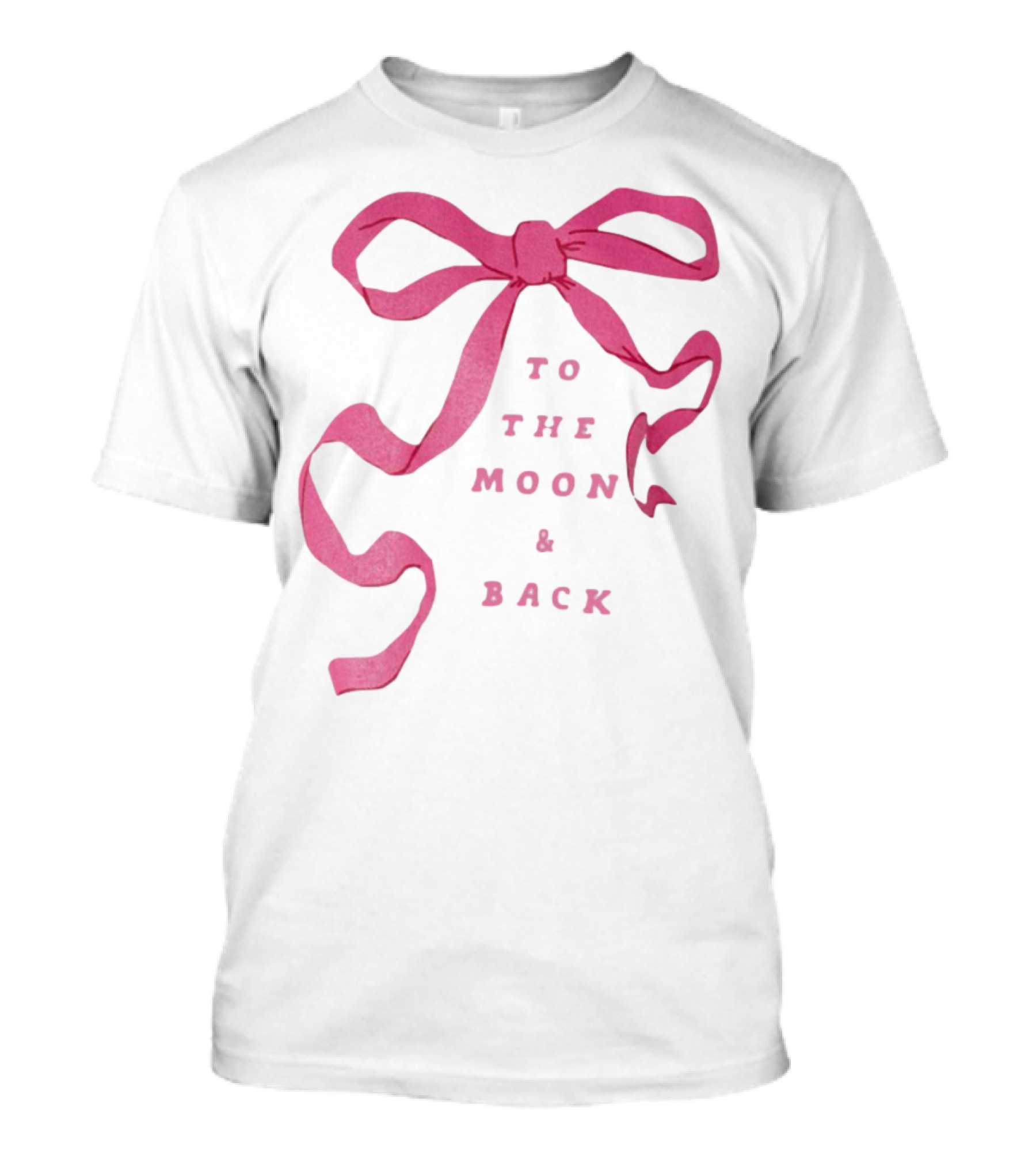 To The Moon And Back Pink Ribbon T-Shirt