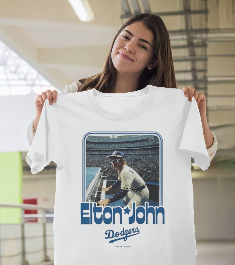 Elton John Dodgers Stadium Concert Los Angeles T-Shirt