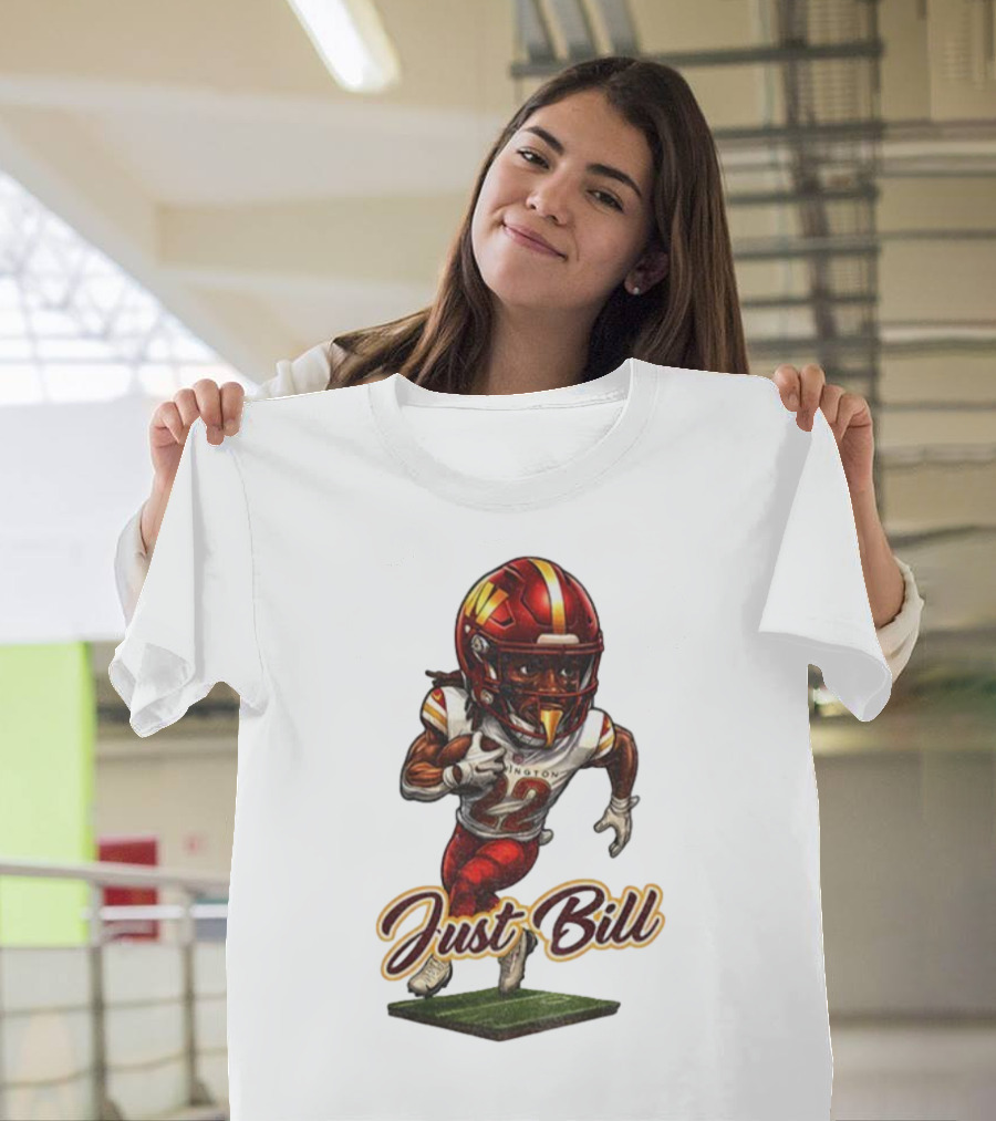 Just Bill Jacory Croskey-Merritt Washington NFL Football Player T-Shirt