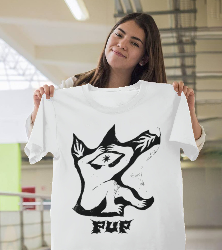 Pup Flames Creature With Wings T-Shirt