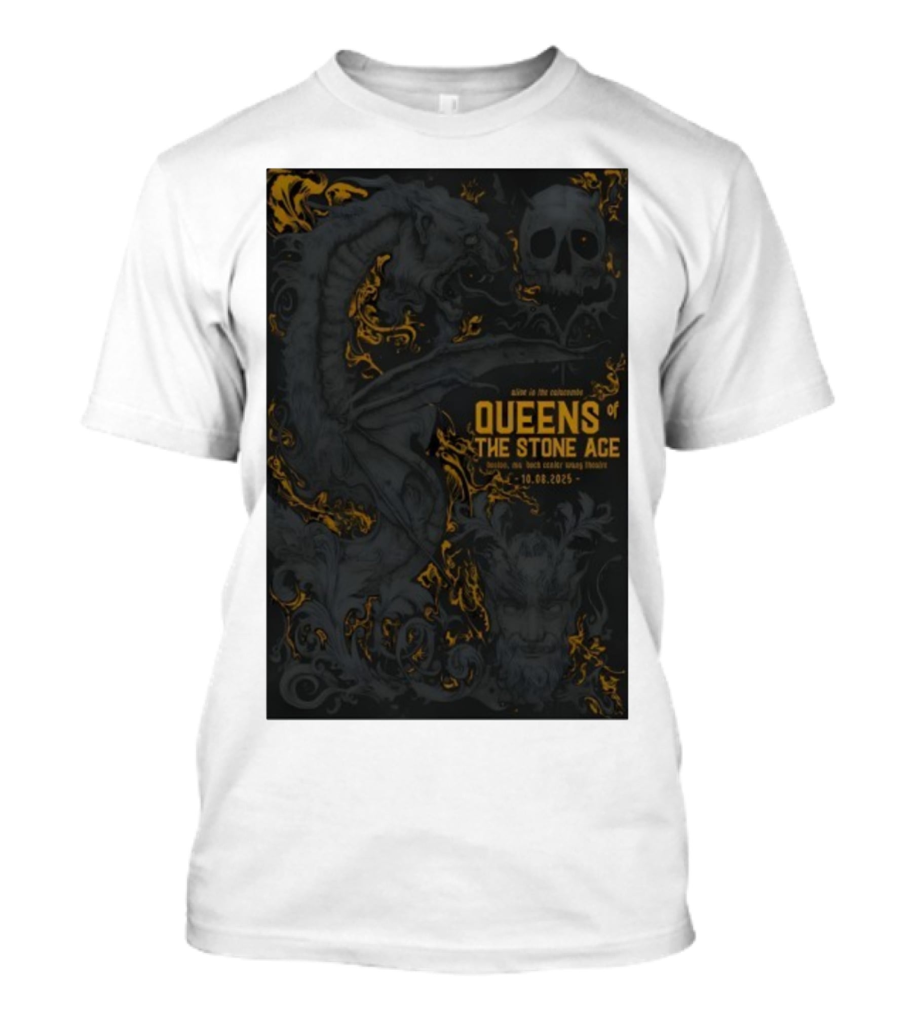 Queens Of The Stone Age Concert Boch Center Wang Theatre Boston Oct 08 2025 T-Shirt