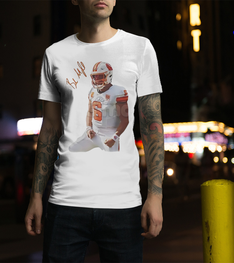 Baker Mayfield Signature Tampa Bay Buccaneers NFL Quarterback Number 6 T-Shirt